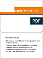 Unit 8 - Crop Improvement