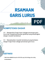 Persamaan Garis Lurus