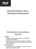 Security Threats in The E-Commerce Environment