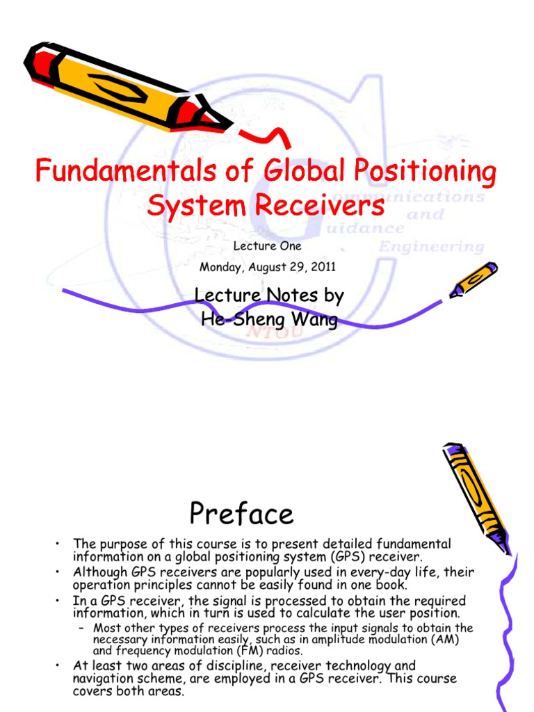 Lecture 01 | PDF | Global Positioning System | Decibel
