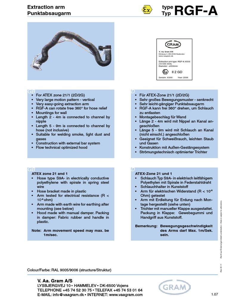 Brazos Atex Rgf-A | PDF