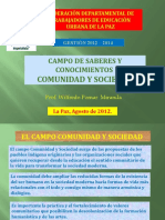 Campo Comunidad Sociedad