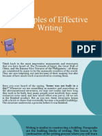 Principles of Effective Writing