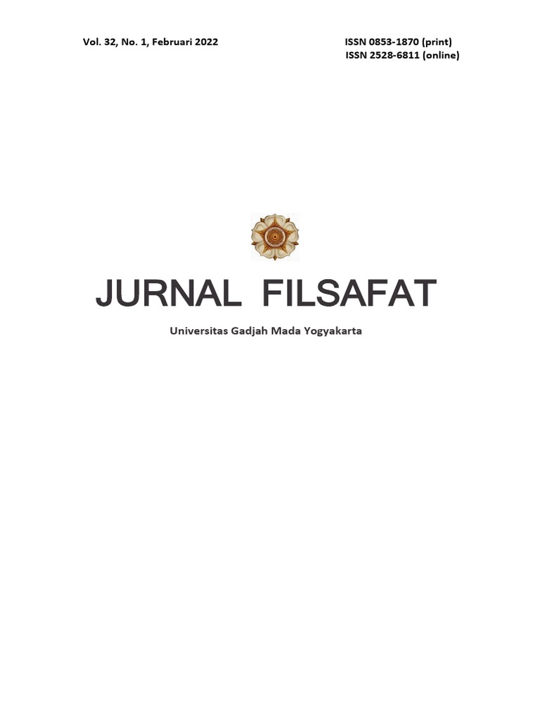 Jurnal Filsafat UGM Edisi Februari 2022 | PDF | Sejarah