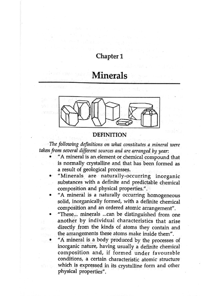 Chapter 2 Rocks And Minerals Pdf