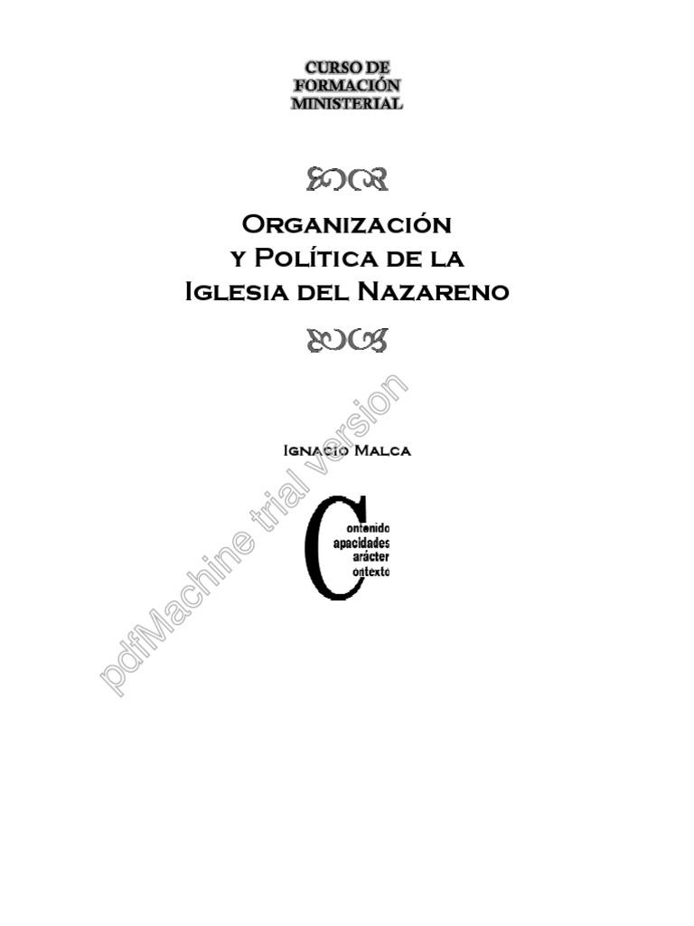 Pdfmachine trial version organizaci n y pol tica de la iglesia del