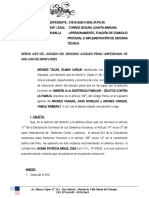 Apersonamiento Omisión A La Asistencia Familiar