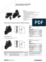 Accessories Industrial Power Relay RT / RP / SR2M: Socket With Screw-Type Terminals For DIN Rail Mounting