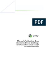 Manuel D'utilisation Creo Elements/Direct Drafting: Interface Utilisateur Fluent