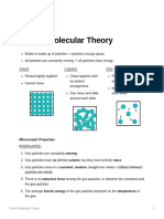 Kinetic Molecular Theory