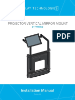 Projector Vertical Mirror Mount: Installation Manual Installation Manual