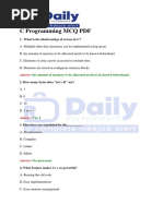 C Programming MCQ PDF