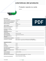 Hoja de Características Del Producto: Pulsador Rasante Na Verde