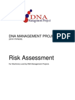 8 - Risk Assessment - Machinery