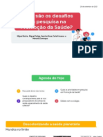 SEMINARIO 7 Desafios em Pesquisa Na Promoção Da Saúde