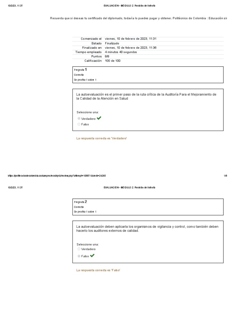 Evaluación Módulo 2 Pdf