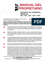 Manual Del Propietario: Escopeta de Corredera Modelos 500, 505, 535, 590 Y 835