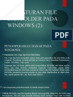 Pengaturan File Dan Folder Pada Windows