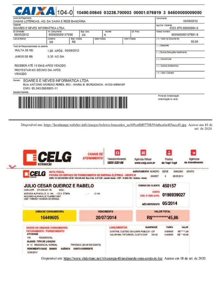 Atividade Boleto | PDF