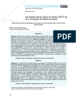 2020 Calla Enriquez. Determinación Del Biotipo Facial Según El Índice VERT y El Ángulo de Apertura Facial