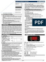 Instruções de Instalaçao e Manuseio para xr75ch PT 3723124