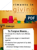 To Forgive Means Overcoming Resentment With Goodwill