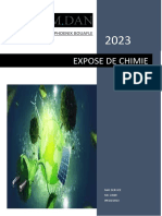 Prof: M Dan 1erd1: Expose de Chimie