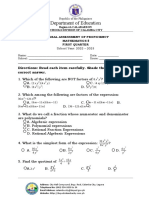 MATH 8 - Assessment 1