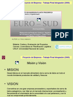 Euro - Sud: Proyecto de Empresa - Trabajo Final Integrador (2005)