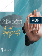 Fruits of the Spirit - Gentleness