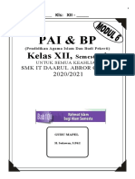 Modul No. 6 PAI Kls. XII Smt. 1 (Faktor Kemajuan Pradaban Islam Di Dunia) KD, No.3.32 Trampilan No. 4.32 (Aspek Tarikh)