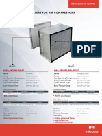 Air Inlet Panel Filters For Air Compressors