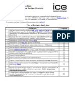 Membership Guidance Note MGN 17 - Professional Review Checklist