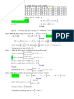 y x D k k D k k D: Đáp Án Đề Ôn Tập Số 5 - Cđ Lần 2