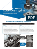 Reasons For Choosing KEYENCE Vision Systems: Automotive Gear Quality Inspection