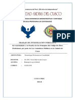 Ética y códigos en la contabilidad peruana