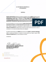 Certificado de Deuda Rafael Reyes Reyes