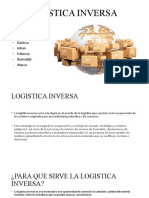 Logistica Inversa: Intergrantes: - Danicza - Johan - Fidencio - Jhonadab - Marco