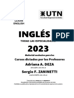 Apunte Ingles Ii 2023 - Deza - Zaninetti