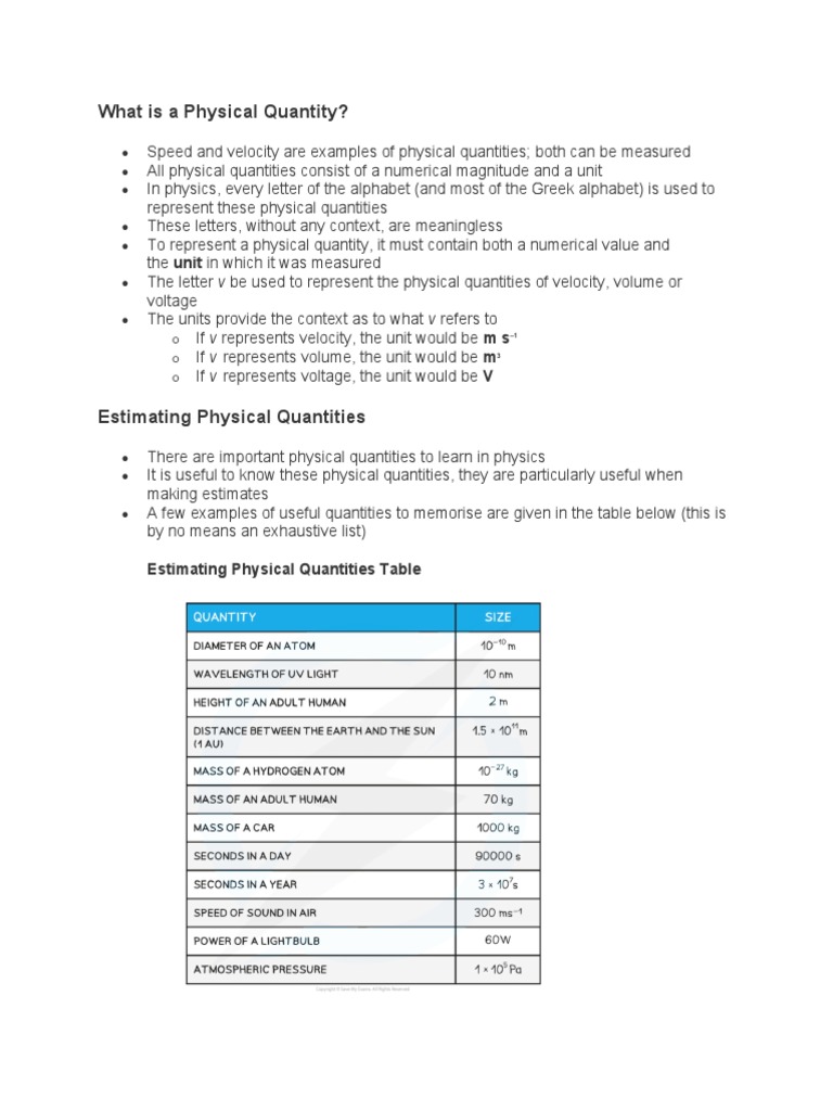 what-is-a-physical-quantity-estimating-physical-quantities-table