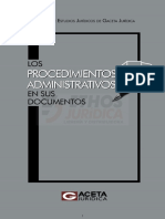 Gaceta Jurídica (2020) - Los Procedimientos Administrativos en Sus Docuemntos