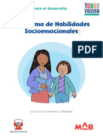 Programa de Habilidades Socioemocionales - Ciclo III - Primaria