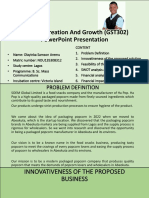 Business Creation and Growth (Gst302) Powerpoint Presentation