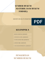 Sumber Hukum (Hukum Materiil Dam Hukum Formil)