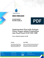 05 - Implementasi Pancasila Sebagai Dasar Negara Dalam Pembukaan Dan Pasal-Pasal UUDNRI 1945