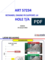 Hole T/A: Retainer, Engine FR Support, LH