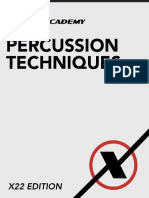 X22 Technique Packet - Percussion