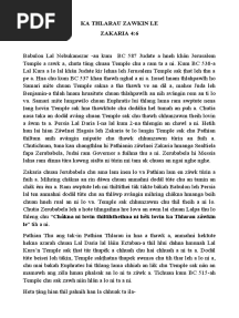 Ka Thlarau Zawkin Le Zakaria 4:6