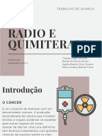 Apresentação Sobre Radio e Quimioterapia