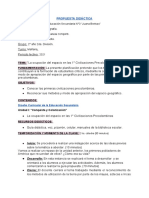 La Ocupación Del Espacio en Las 1° Civilizaciones Precolombinas